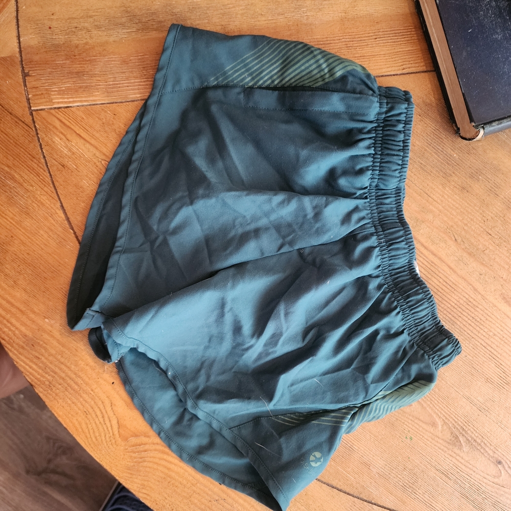 Oiselle Deep Teal Running Shorts